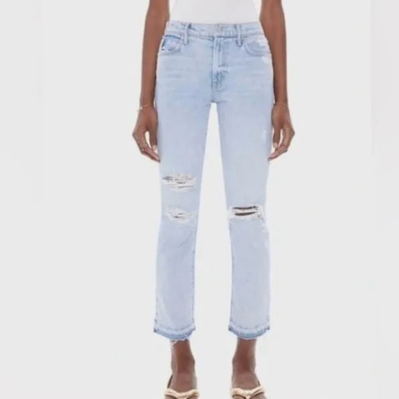 MOTHER Denim - MOTHER The Rascal Ankle Undone Hem